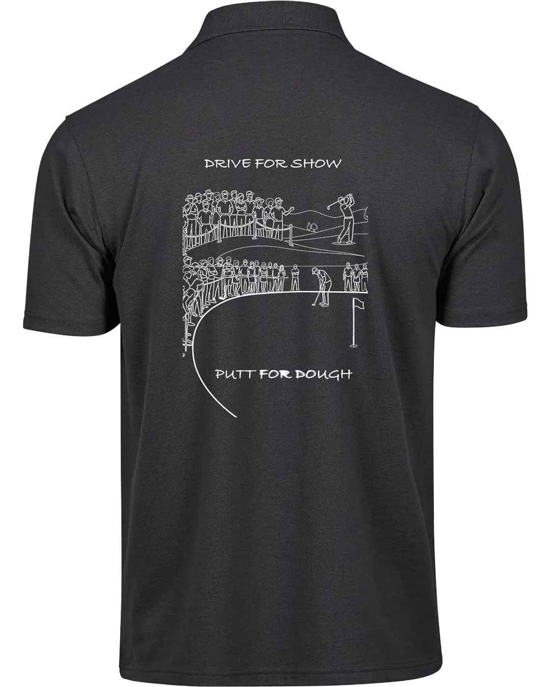 Drive For Show - Golf Piké Mörkgrå
